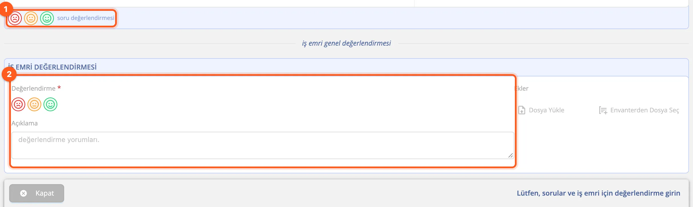 Danışman değerlendirmesi
