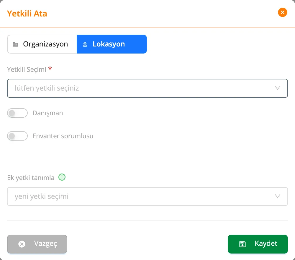Yetkili Ata penceresi